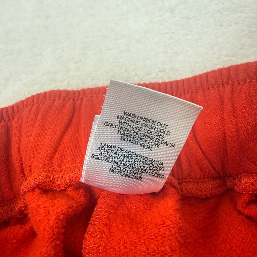 Hello Kitty Sanrio Sweatpants Womens Small Red Lace Trim Wide Leg Varsity - Picture 7 of 8